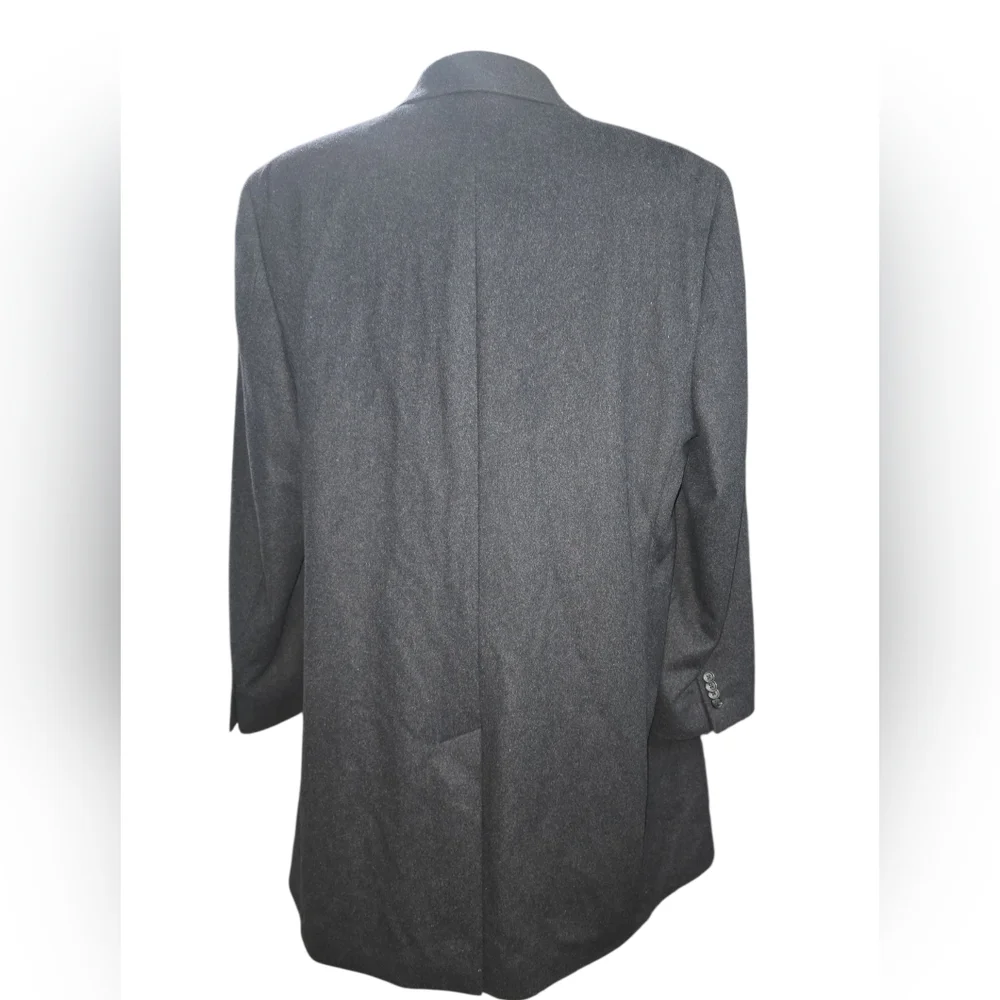 Jos. A. Bank Traditional Fit Charcoal Top Coat - Picture 4 of 7